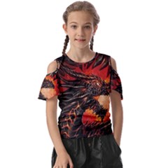 Dragon Kids  Butterfly Cutout T-shirt by Ndabl3x