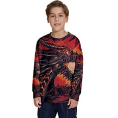 Dragon Kids  Crewneck Sweatshirt