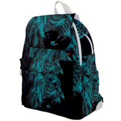 Angry Male Lion Predator Carnivore Top Flap Backpack by Ndabl3x