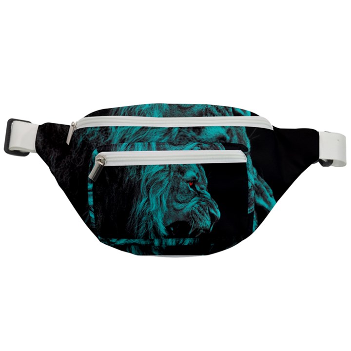 Angry Male Lion Predator Carnivore Fanny Pack