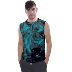 Angry Male Lion Predator Carnivore Men s Regular Tank Top by Ndabl3x