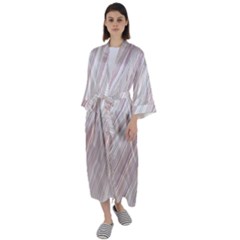 Marble Texture Marble Painting Maxi Satin Kimono by Ndabl3x