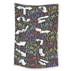 Time Nonlinear Curved Undirected Large Tapestry