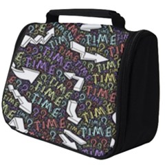 Time Nonlinear Curved Undirected Full Print Travel Pouch (big) by Paksenen