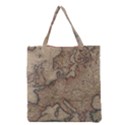 Old Vintage Classic Map Of Europe Grocery Tote Bag View2