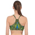 Peacock Feathers Bird Plumage Basic Training Sports Bra View2