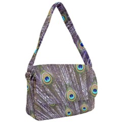 Peacock Bird Feathers Plumage Peacock Courier Bag by Perong