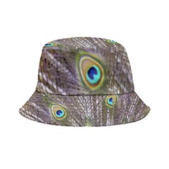 Peacock Bird Feathers Plumage Peacock Inside Out Bucket Hat by Perong