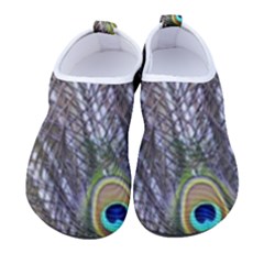 Peacock Bird Feathers Plumage Peacock Men s Sock-style Water Shoes by Perong