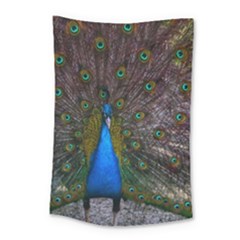 Bird Peacock Feathers Small Tapestry