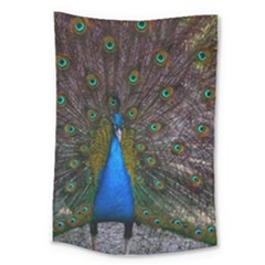 Bird Peacock Feathers Large Tapestry