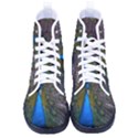 Bird Peacock Feathers Women s High-Top Canvas Sneakers View1