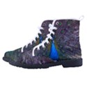 Bird Peacock Feathers Women s High-Top Canvas Sneakers View2