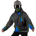 Bird Peacock Feathers Men s Ski and Snowboard Waterproof Breathable Jacket View2