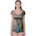 Peacock Bird Animal Peafowl Boyleg Leotard  View1