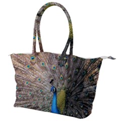 Peacock Bird Animal Peafowl Canvas Shoulder Bag by Perong