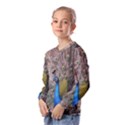 Peacock Bird Animal Peafowl Kids  Long Sleeve T-Shirt with Frill  View2