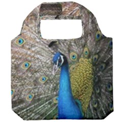 Peacock Bird Animal Peafowl Foldable Grocery Recycle Bag by Perong