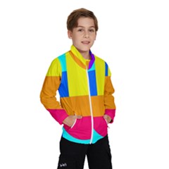 Pattern Design Decoration Kids  Windbreaker