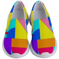 Pattern Design Decoration Kids Lightweight Slip Ons by Perong