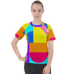 Pattern Design Decoration Women s Sport Raglan T-shirt