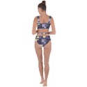 Pattern Design Abstract Lilac Bandaged Up Bikini Set  View2