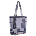 Pattern Design Abstract Lilac Everyday Shoulder Bag with Pouch Bag View1