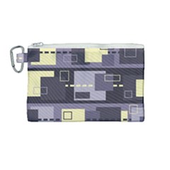 Pattern Design Abstract Lilac Canvas Cosmetic Bag (medium) by Perong