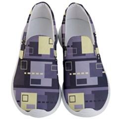 Pattern Design Abstract Lilac Men s Lightweight Slip Ons by Perong