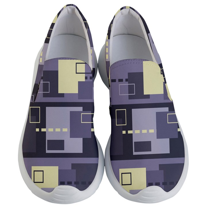 Pattern Design Abstract Lilac Women s Lightweight Slip Ons