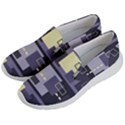 Pattern Design Abstract Lilac Women s Lightweight Slip Ons View2