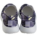 Pattern Design Abstract Lilac Women s Lightweight Slip Ons View4