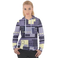 Pattern Design Abstract Lilac Women s Overhead Hoodie