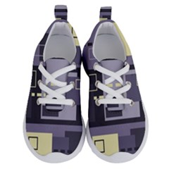 Pattern Design Abstract Lilac Running Shoes by Perong