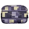 Pattern Design Abstract Lilac Make Up Pouch (Small) View2