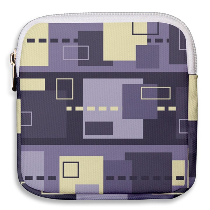 Pattern Design Abstract Lilac Mini Square Pouch