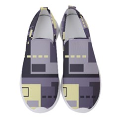 Pattern Design Abstract Lilac Women s Slip On Sneakers by Perong