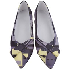 Pattern Design Abstract Lilac Women s Bow Heels by Perong