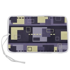 Pattern Design Abstract Lilac Pen Storage Case (s) by Perong