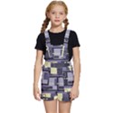 Pattern Design Abstract Lilac Kids  Short Overalls View1