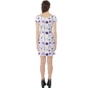 Liquid Splash Pattern Stroke Drip Short Sleeve Skater Dress View2