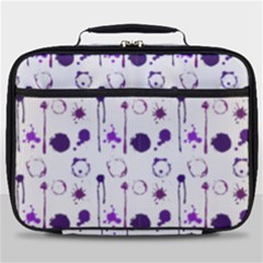 Liquid Splash Pattern Stroke Drip Full Print Lunch Bag by Perong