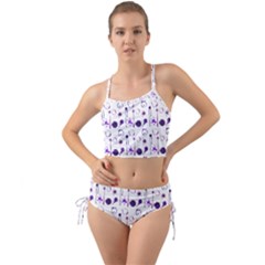 Liquid Splash Pattern Stroke Drip Mini Tank Bikini Set by Perong