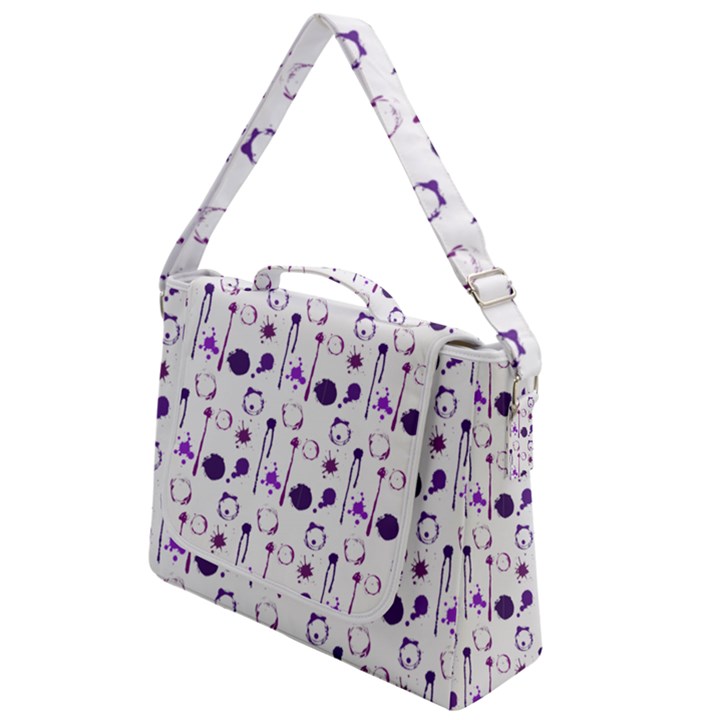 Liquid Splash Pattern Stroke Drip Box Up Messenger Bag