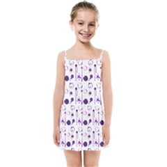 Liquid Splash Pattern Stroke Drip Kids  Summer Sun Dress by Perong