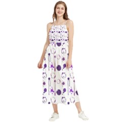 Liquid Splash Pattern Stroke Drip Boho Sleeveless Summer Dress by Perong