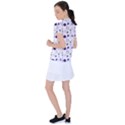 Liquid Splash Pattern Stroke Drip Women s Polo T-Shirt View2