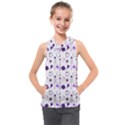 Liquid Splash Pattern Stroke Drip Kids  Sleeveless Hoodie View1