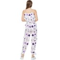 Liquid Splash Pattern Stroke Drip Sleeveless Tie Ankle Chiffon Jumpsuit View2