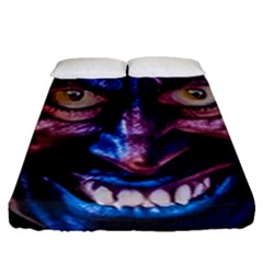 Shadow Madness (ai) Fitted Sheet (queen Size) by dflcprintsclothing